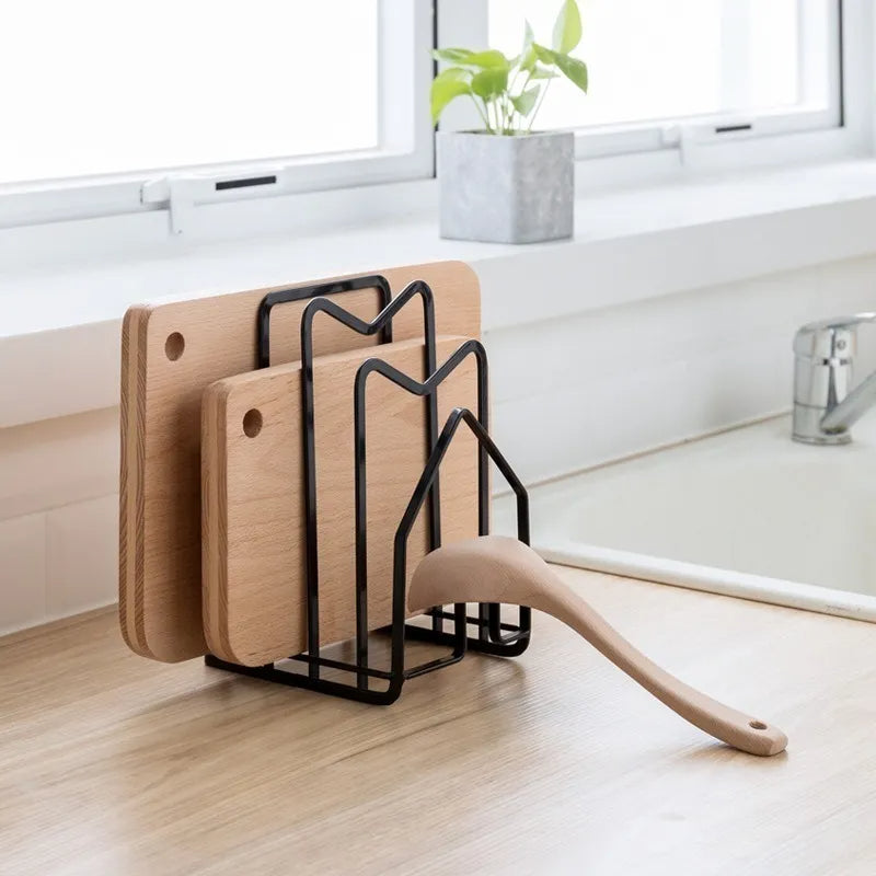 Chopping Board Stand | Lid Stand | Kitchen Organisation