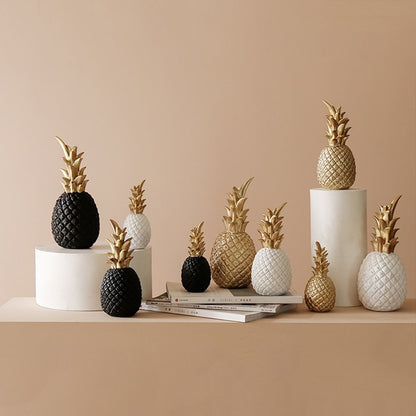 Pineapple Decoration with Gold Accent