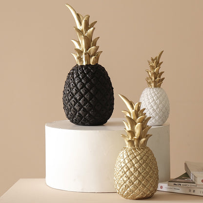 Pineapple Decoration with Gold Accent